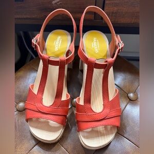 HasBeens Swedish Clog Women's Red Sandal